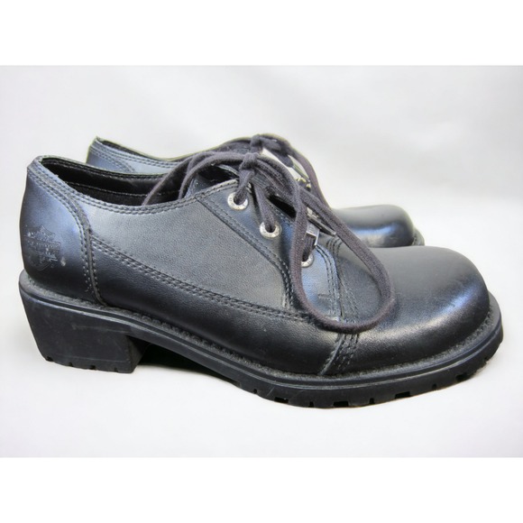 Harley Davidson‎ Chunky Sole Lace Shoes Women's Size 6.5 - Picture 9 of 11